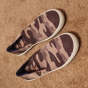 Rothy's The Sneakers Taupe Camo